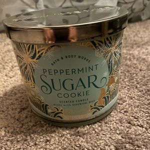 Peppermint Sugar Cookie 3 Wick Candle